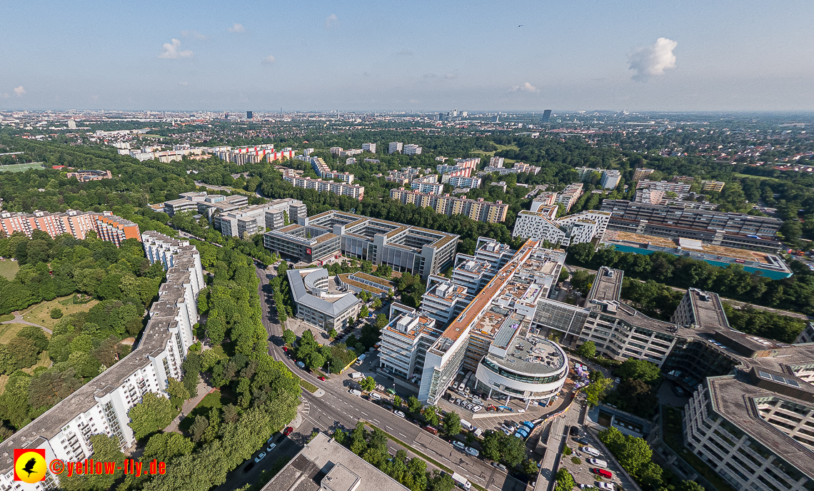 07.06.2023 - Neuperlachs neue Mitte mit PEP, Perlach Plaza, Share, Allianzversicherung und Wohnring